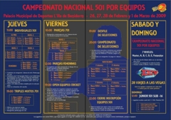 XIX Campeonato Nacional Dardos Electrnicos del 26 de Febrero al 1 de Marzo 2009