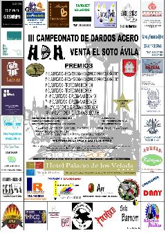 III Campeonato de Dardos de Acero Venta el Soto - vila