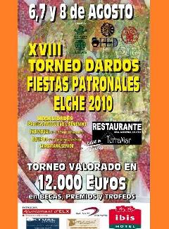 XVIII Torneo de Dardos Fiestas Patronales Elche 2010