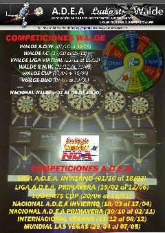 Calendario de Competiciones A.D.E.A.- LUD@RTS - WALDE