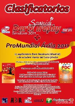 Clasificatorios Spanish Darts Trophy Benidorm 2011+ProMundial Avila 2011