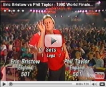 Eric Bristow vs Phil Taylor - 1990 World Finals Part 4
