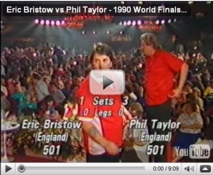 Eric Bristow vs Phil Taylor - 1990 World Finals Part 7