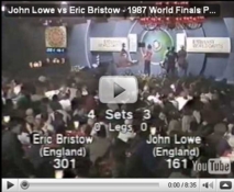 John Lowe vs Eric Bristow - 1987 World Finals Part 13