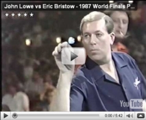 John Lowe vs Eric Bristow - 1987 World Finals Part 9