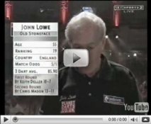 John Lowe vs Phil Taylor 2000 World Matchplay Quarter Finals Part 1