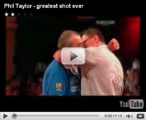 Phil Taylor - greatest shot ever