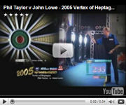 Phil Taylor v John Lowe - 2005 Vertex of Heptagon Semi-Final Part 2