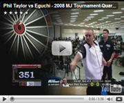 Phil Taylor vs Eguchi - 2008 MJ Tournament Quarter Finals Part 1
