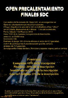 Open de Precalentamiento Finales SDC